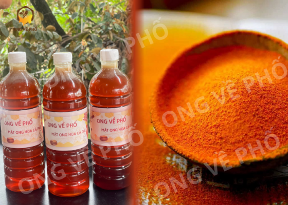 Nghệ với mật ong